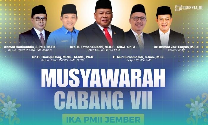 Pamflet acara Musyawarah Cabang (Muscab), Ikatan Alumni (IKA) PMII Jember. (Foto: Panitia Muscab IKA PMII Jember). 
