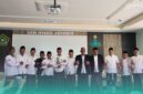 Para calon rektor beserta pimpinan Senat UIN KHAS Jember seusai agenda pemaparan visi-misi dan pemberian pertimbangan kualitatif calon rektor. (Foto: Humas UIN KHAS). 