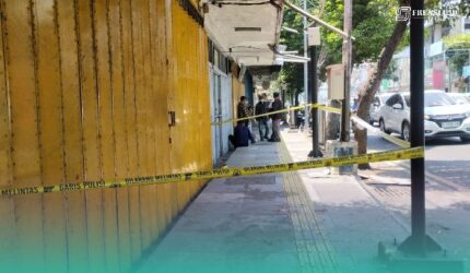 Kondisi Toko Emas Murni di Jalan Sultan Agung, Kelurahan Kepatihan, Kecamatan Kaliwates, Jember, setelah terjadi perampokan. (Foto: Fadli/Frensia).