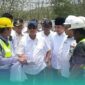 Menteri Kelautan dan Perikanan RI, Sakti Wahyu Trenggono, saat berkunjung ke Jember, ditemui Bupati Jember, Muhammad Fawait. (Foto: Diskominfo Jember).  