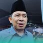 Bupati Jember, Muhammad Fawait, saat acara Bunga Desaku di Balai Desa Sukowiryo, Kecamatan Jelbuk. (Foto: Fadli/Frensia). 
