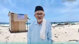 Ustaz Abdul Hamid, tokoh masyarakat Pulau Mandangin. (Foto: Istimewa). 