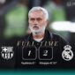 José Mourinho saat membawa Real Madrid menang 2-1 di Camp Nou (Foto : Instagram/@realmadrid).